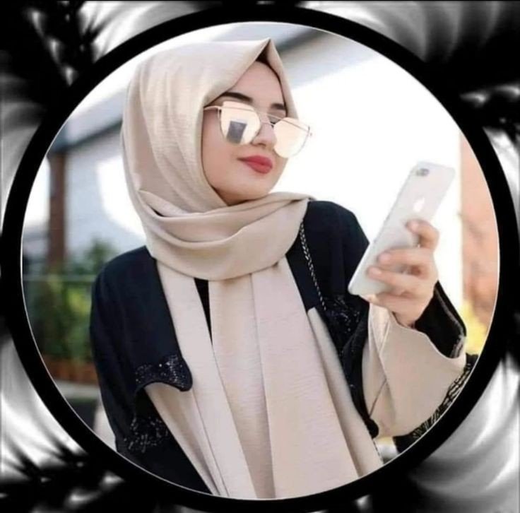 hidden face stylish instagram hijab dp