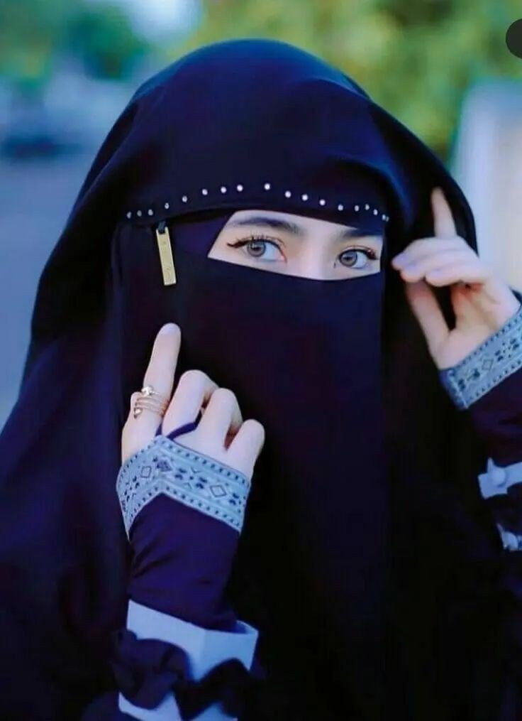 hidden face stylish instagram hijab dp