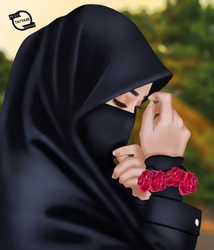 hijab girl dp allah
