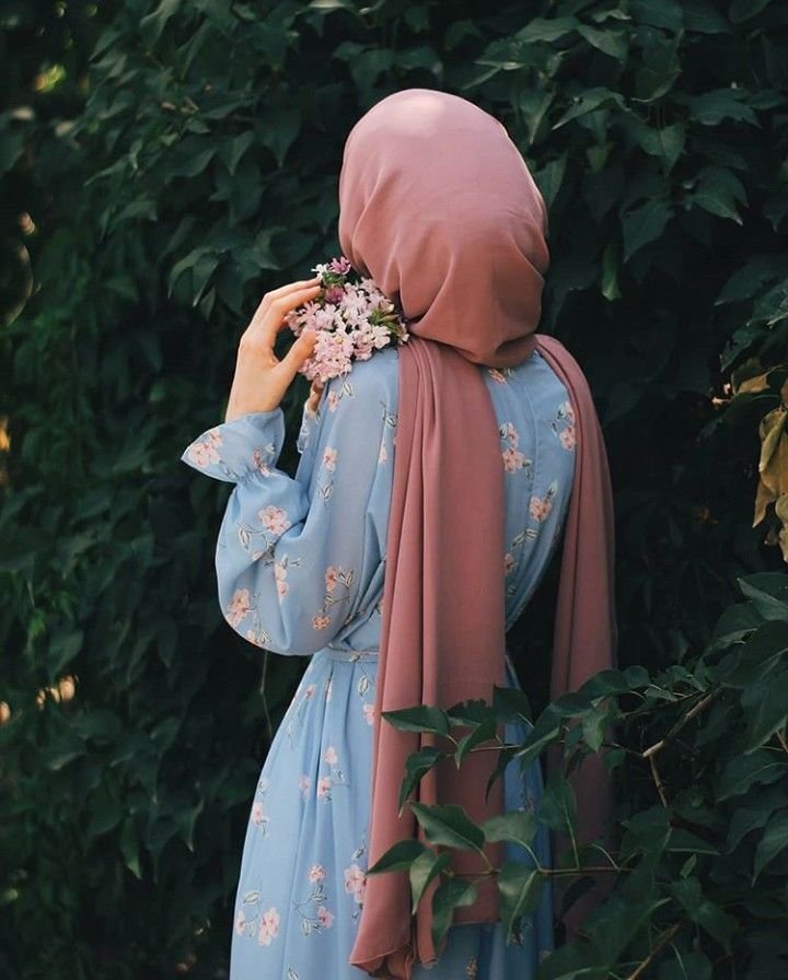hijab girl dp anime