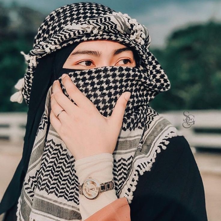 stylish instagram hijab dp
