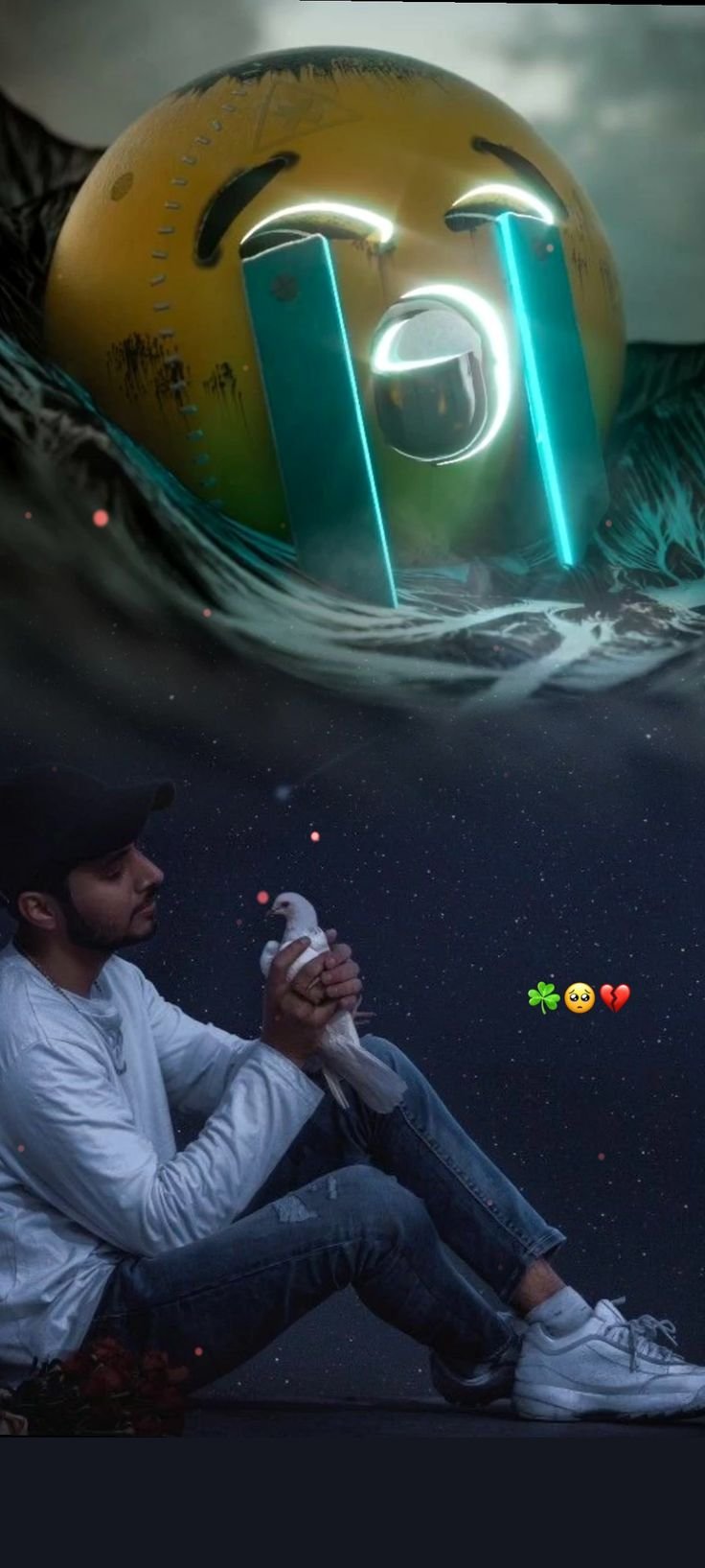 sad boy images ai