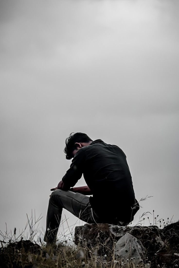 sad boy images anime