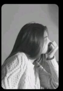 Aesthetic Hidden Face Girl Pic Black and White (62)