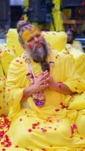 Premanand Ji Maharaj with Radha Krishna 4K Wallpaper (10) Copy