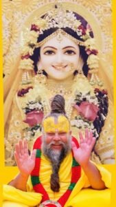 Premanand Ji Maharaj with Radha Krishna 4K Wallpaper (21)