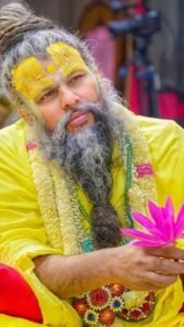 Premanand Ji Maharaj with Radha Krishna 4K Wallpaper (35)