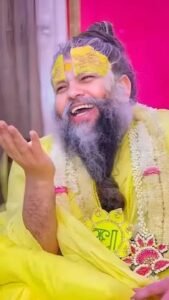 Premanand Ji Maharaj with Radha Krishna 4K Wallpaper (40)