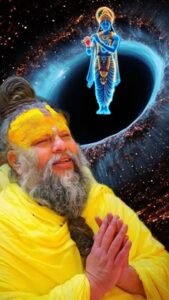 Premanand Ji Maharaj with Radha Krishna 4K Wallpaper (44)
