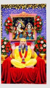 Premanand Ji Maharaj with Radha Krishna 4K Wallpaper (51)